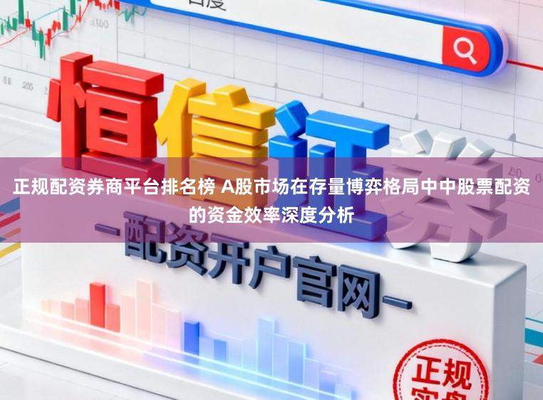 正规配资券商平台排名榜 A股市场在存量博弈格局中中股票配资的资金效率深度分析