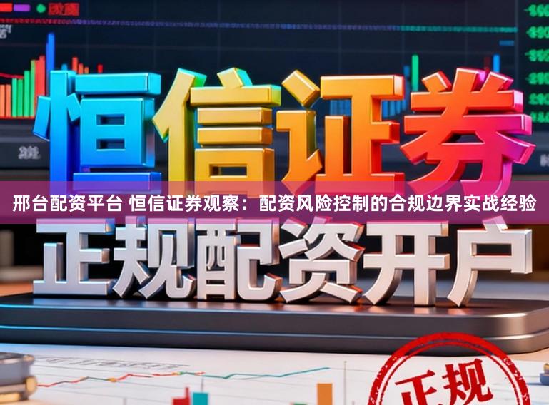 邢台配资平台 恒信证券观察：配资风险控制的合规边界实战经验